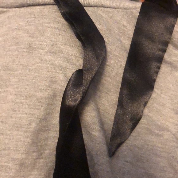 β«οΈ Style &Co Acid Washed Pink Hoodie S EUC Just Be Gray Ribbon Drawstring Hoodie - Picture 3 of 3